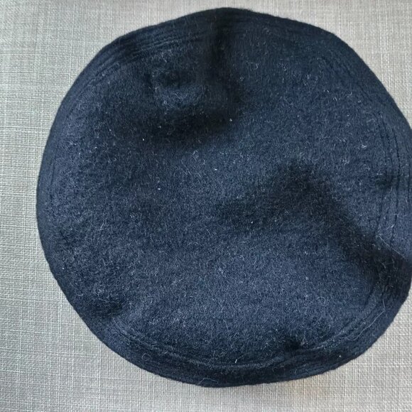 Men Winter Hat CHITRAL Topi Black Wool Round Cap Tradition Warm Hat Handmade - Picture 3 of 10
